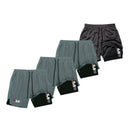 KIT 4 SHORTS DE COMPRESSÃO 2 EM 1 PROFIT  [PAGUE 02 LEVE 04]