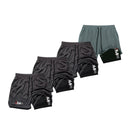 KIT 4 SHORTS DE COMPRESSÃO 2 EM 1 PROFIT  [PAGUE 02 LEVE 04]