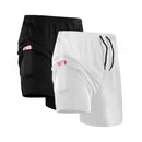 Kit 2 Shorts Compressão 2 em 1 - APEX PERFORMANCE [COMPRE 1, LEVE2]
