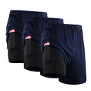 Pague 2 Leve 3 - Shorts Compressão 2 em 1 - APEX PERFORMANCE