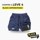 Kit 4 Bermudas de Compressão 2 em 1 ProFit [COMPRE 02 LEVE 04] - 50% OFF + FRETE GRÁTIS